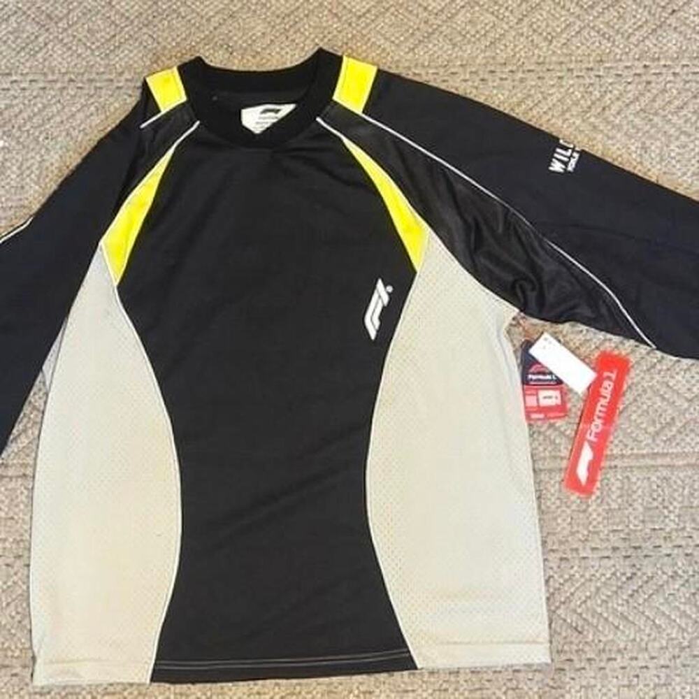 F1 x Wildside Yohji Yamamoto Long Sleeve Jersey XL NWT Black Yellow